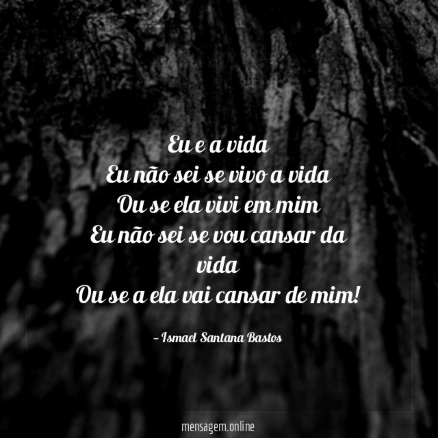 Eu e a vida