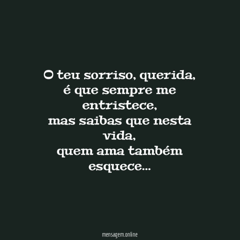 O teu sorriso