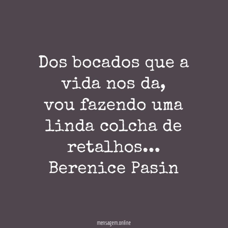 Dos bocados que a vida nos da