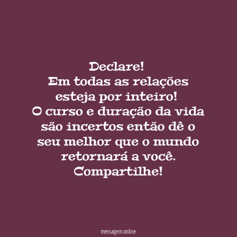 Declare