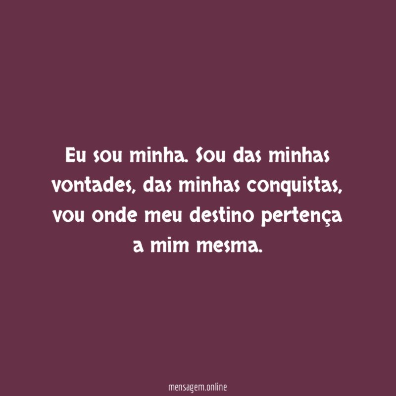 Eu sou minha