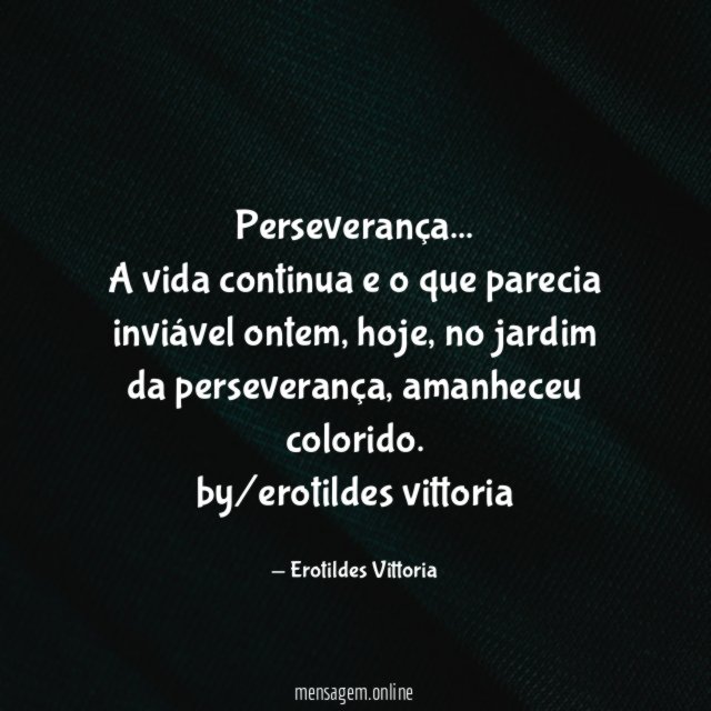 Perseverança