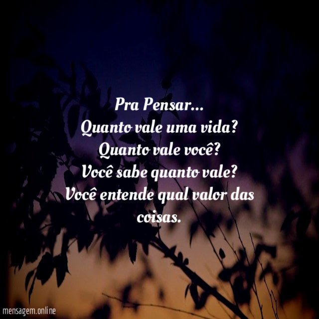 Pra Pensar