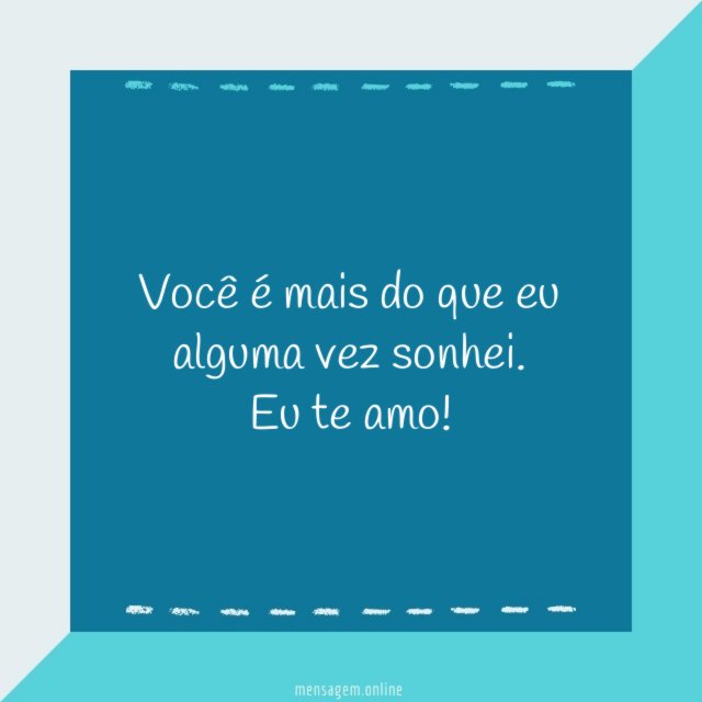 Mais do que um dia sonhei