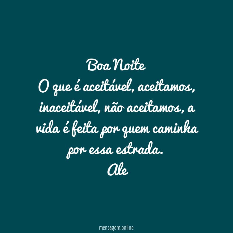Boa Noite