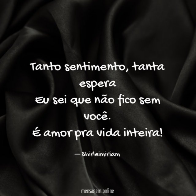Tanto sentimento