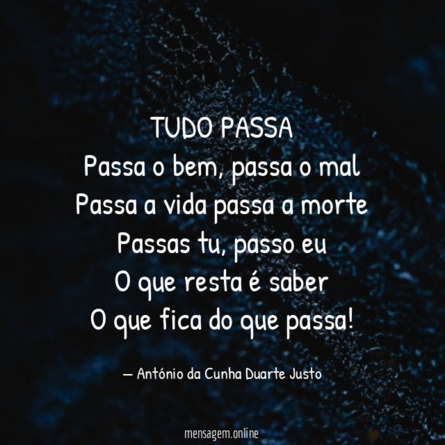 TUDO PASSA