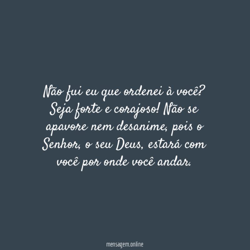 Não fui eu que ordenei à você