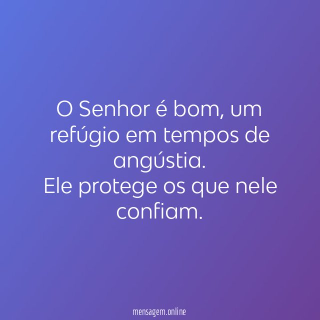 O Senhor é bom