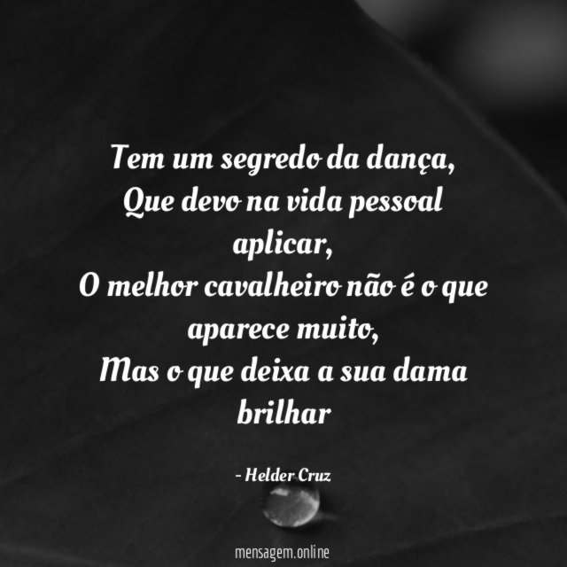 Tem um segredo da dança
