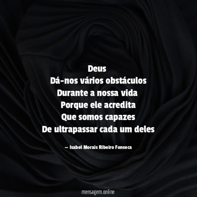 Deus ❤ Dá-nos vários obstáculos Durante a nossa vida ❤ Porque