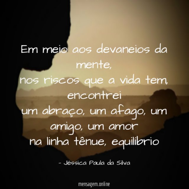 em meio aos devaneios da mente