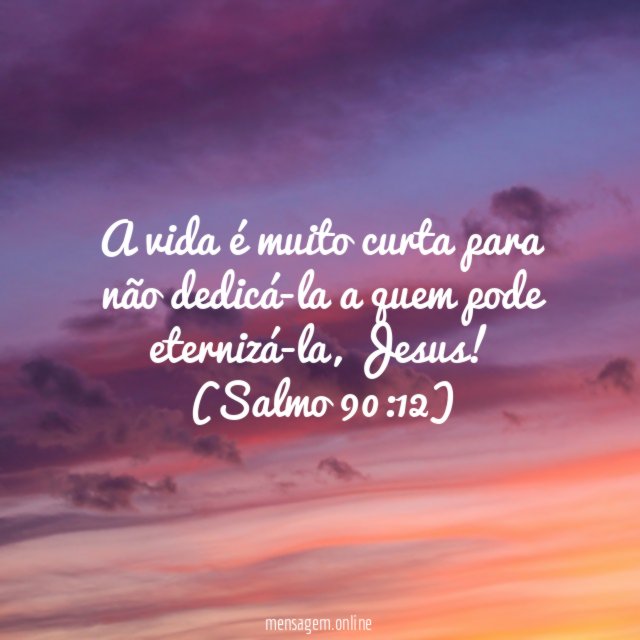 A vida é curta