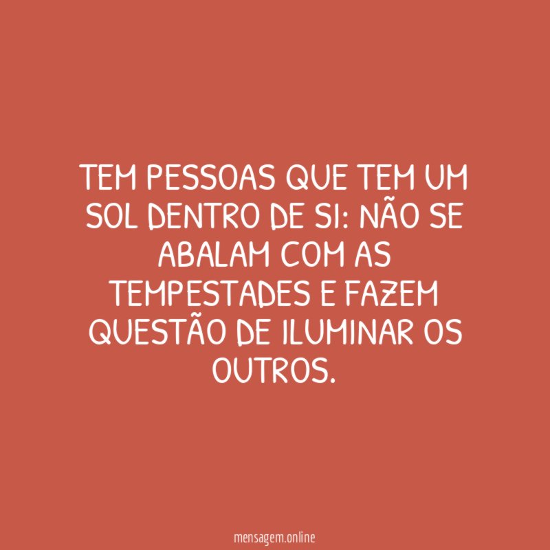 Tem pessoas