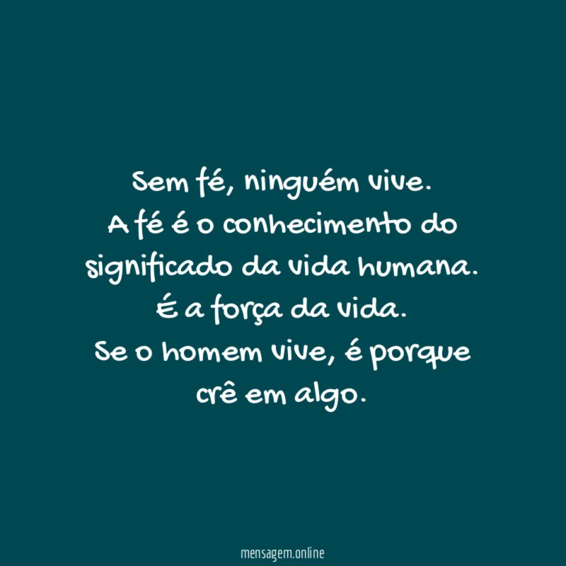 Sem fé