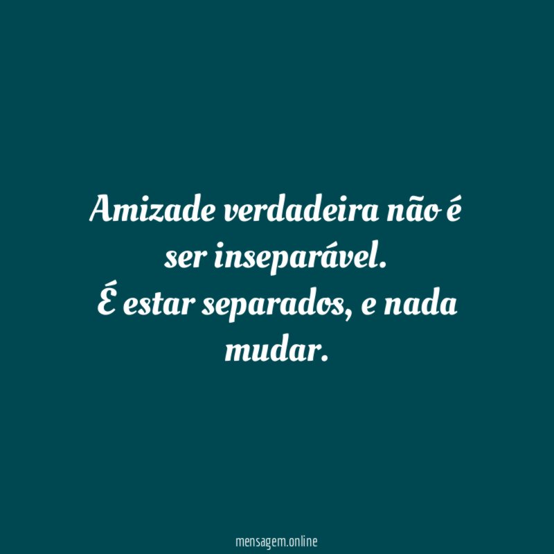 Amizade verdadeira