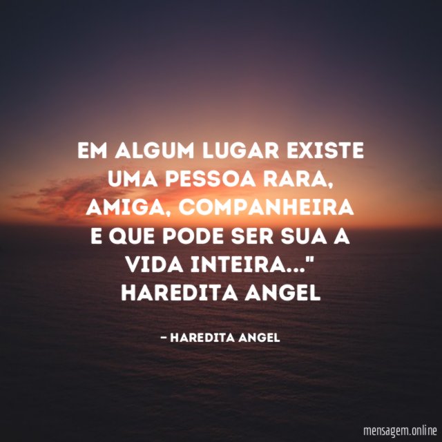 Em algum lugar existe uma pessoa rara