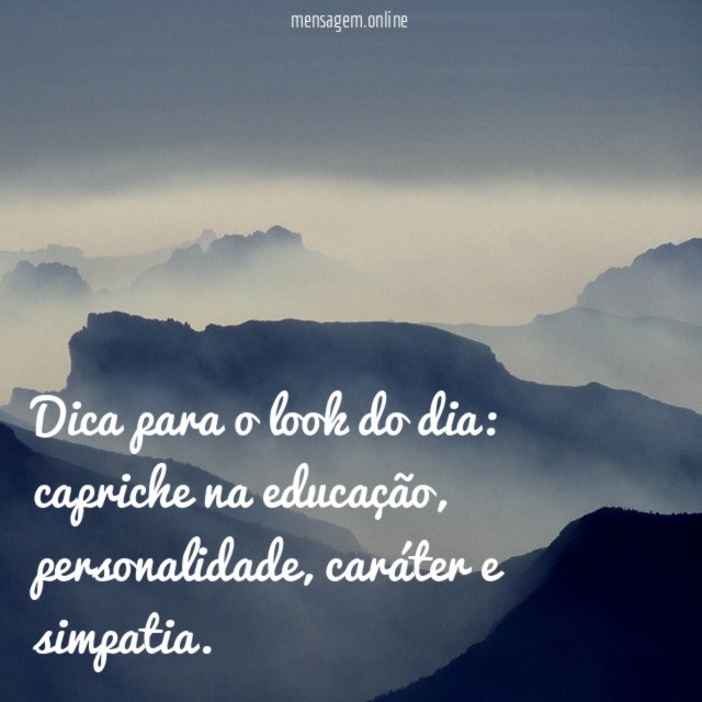 Look do dia