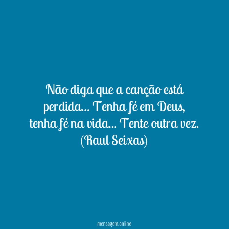 Tente outra vez
