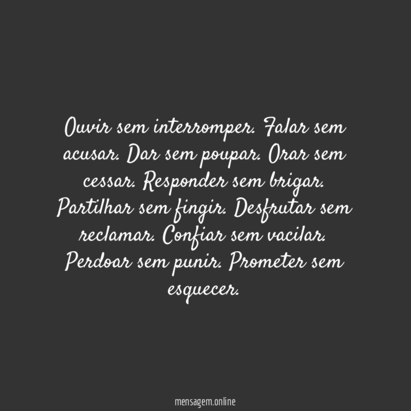 10 formas de amar