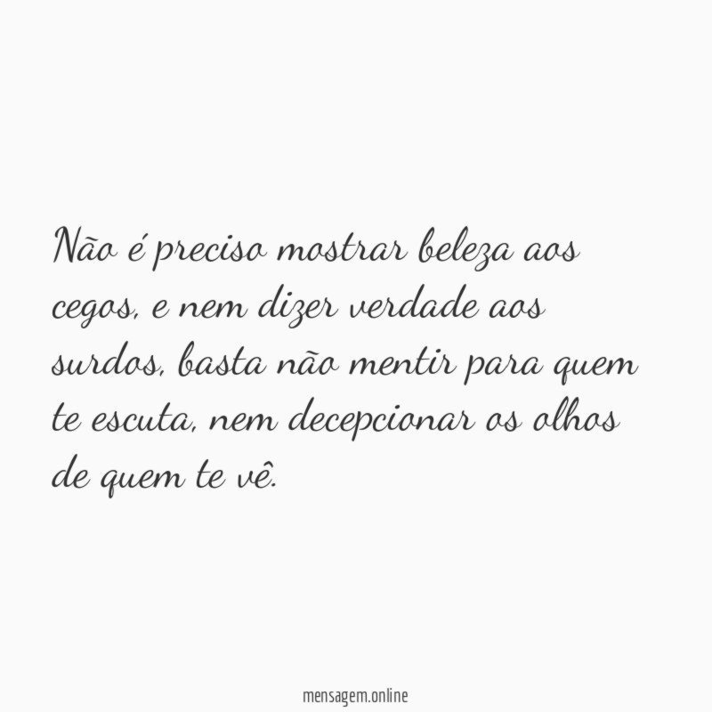 Não é preciso