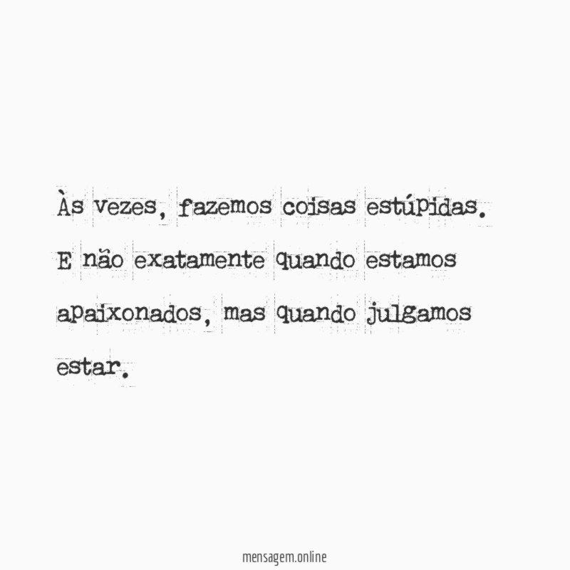 Às vezes