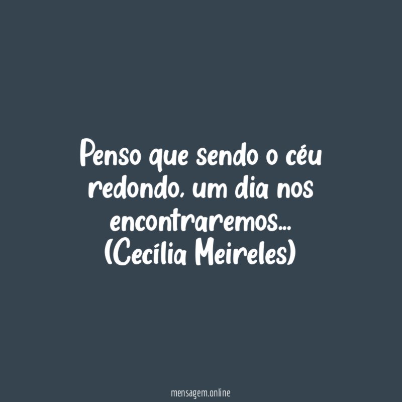 Penso que sendo o céu redondo