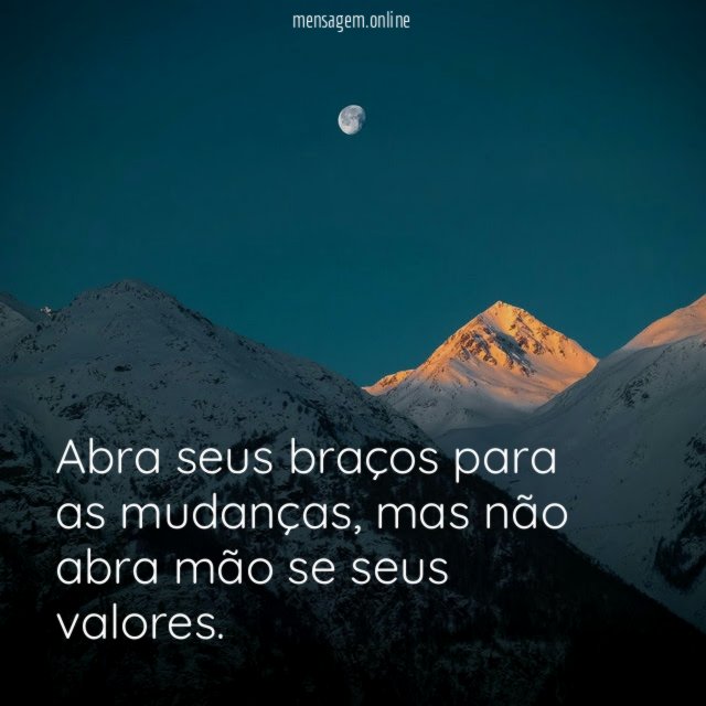Abra seus braços