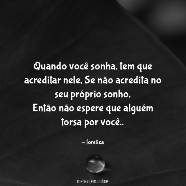 Quando você sonha