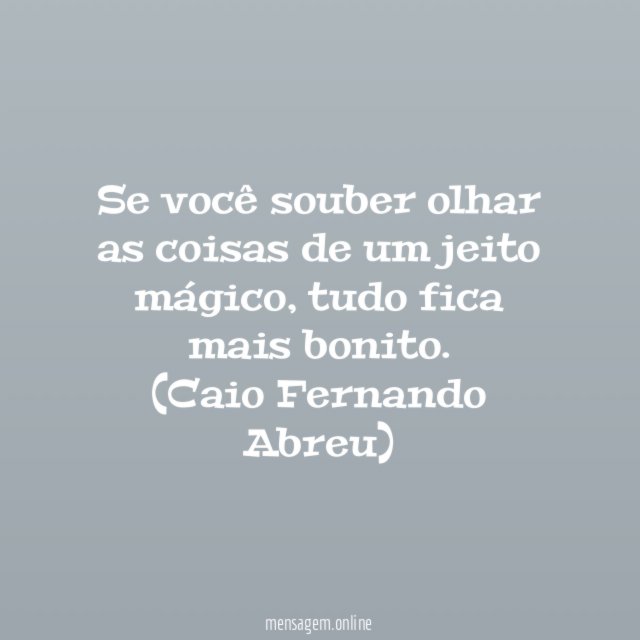 Se você souber