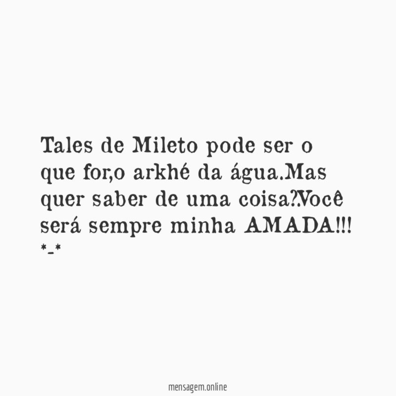Tales de Mileto pode ser o que for