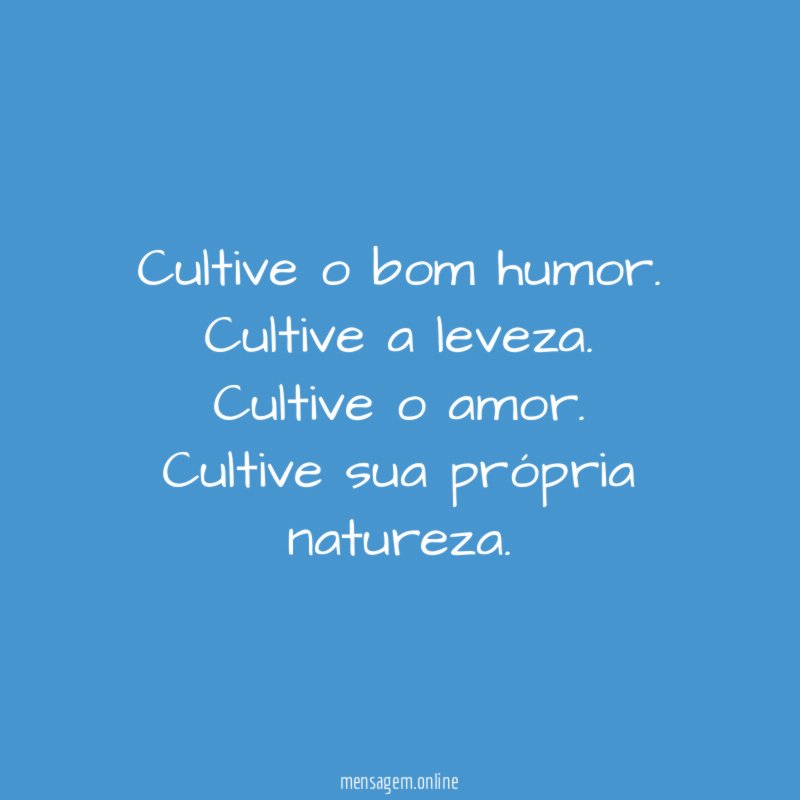 Cultive o bom humor