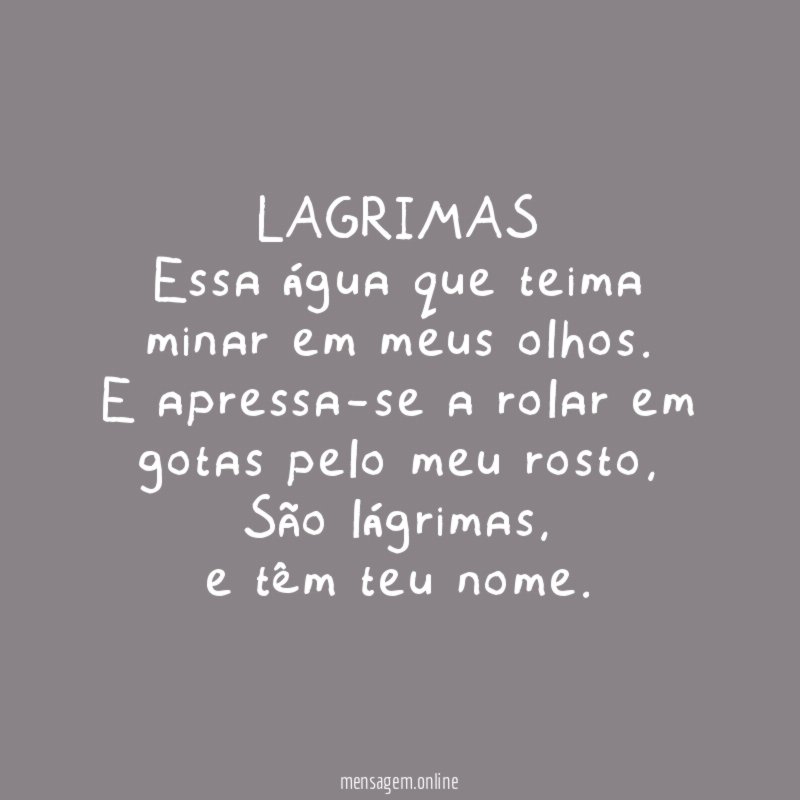 LAGRIMAS