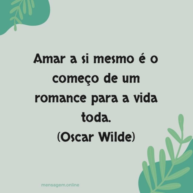 Amar a si mesmo