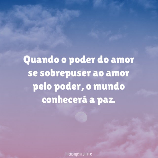 Quando o poder do amor