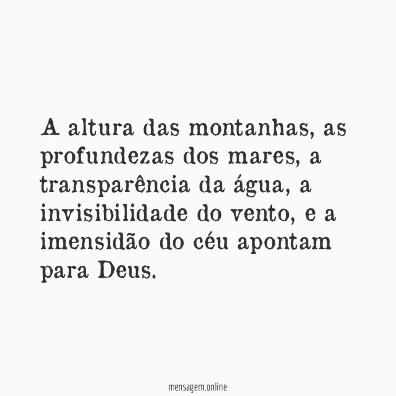 A altura das montanhas