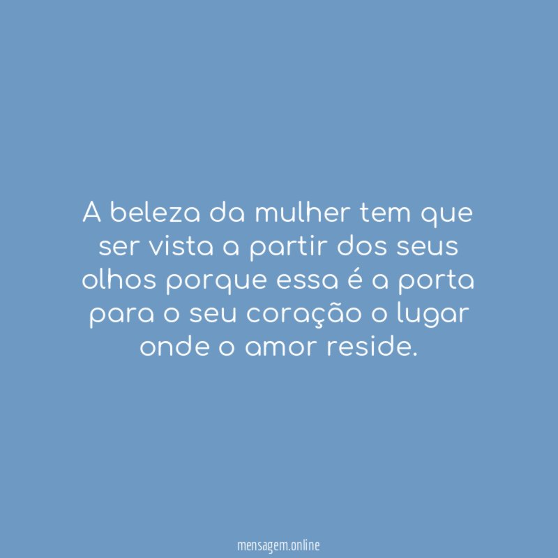 Beleza está no olhar