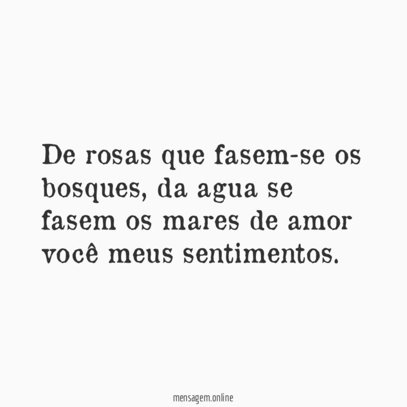 de rosas que fasem-se os bosques