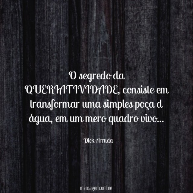 O segredo da QUERIATIVIDADE
