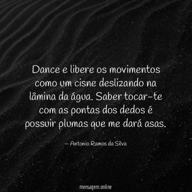 Dance e libere os movimentos como um cisne