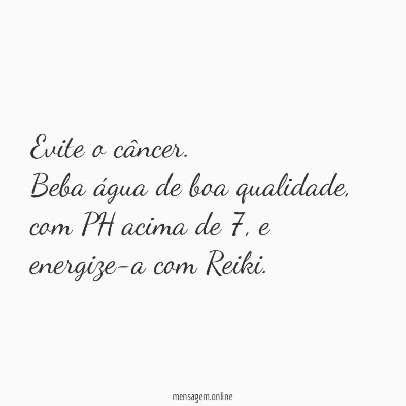 Evite o câncer