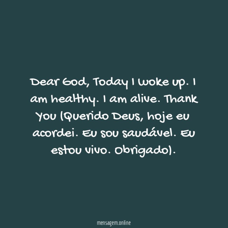 Dear God