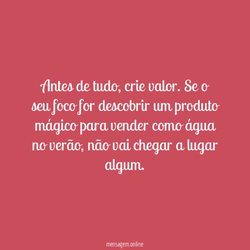 Antes de tudo