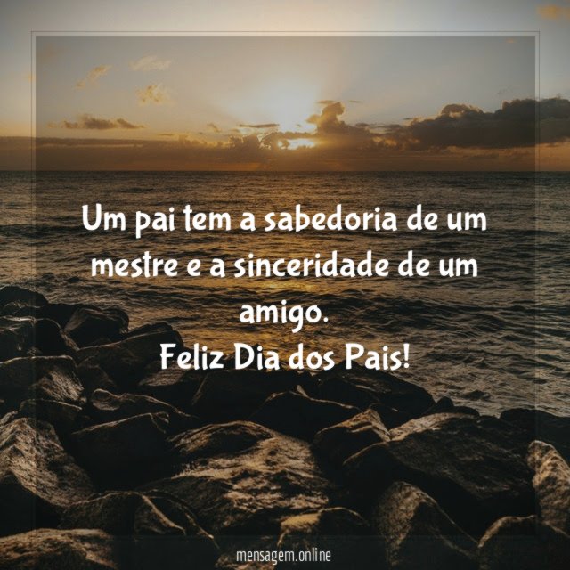Um pai tem a sabedoria