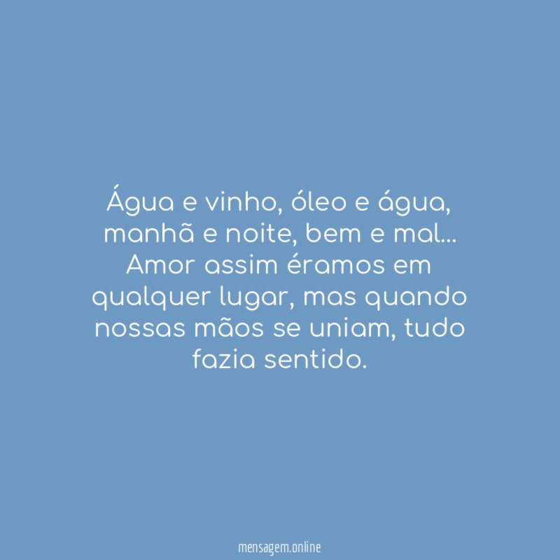 Água e vinho