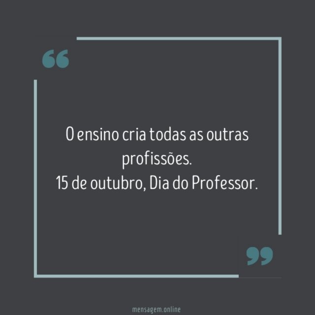 Ao mestre
