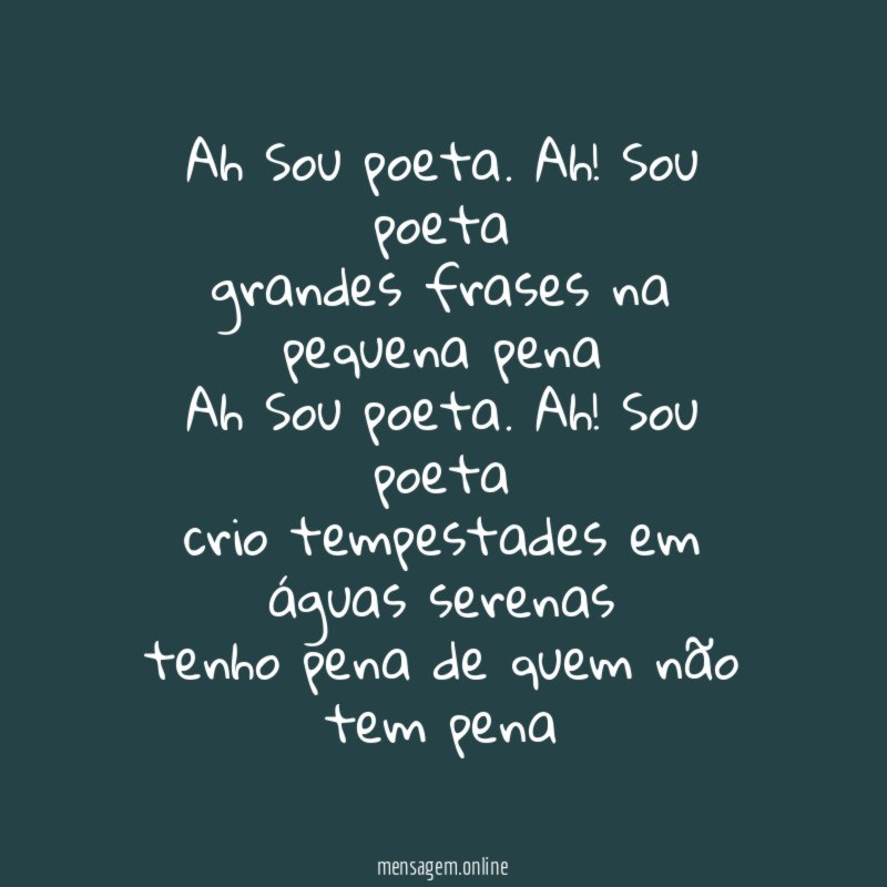 Ah Sou poeta