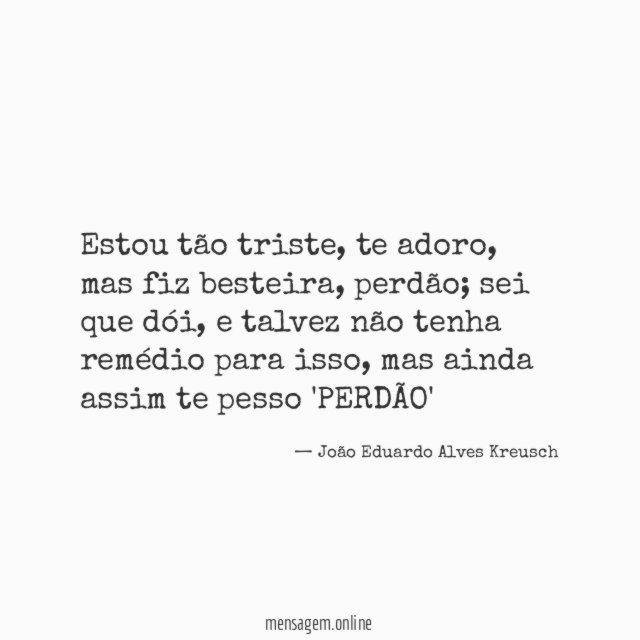 Estou tão triste