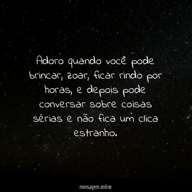 Adoro quando você pode brincar