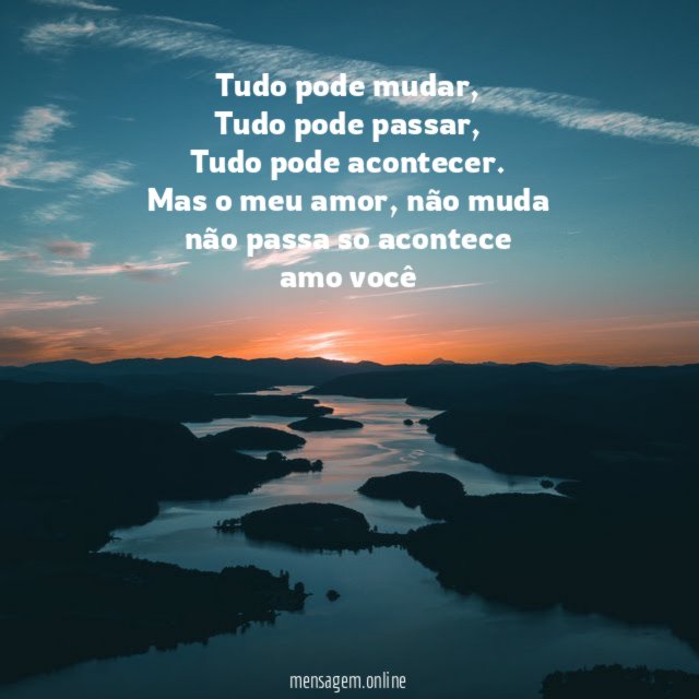 Tudo pode mudar